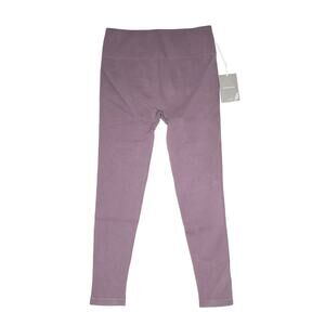 Everlane Seamless Legging XL/XXL Light Purple Ribbed Knit High Rise NWT